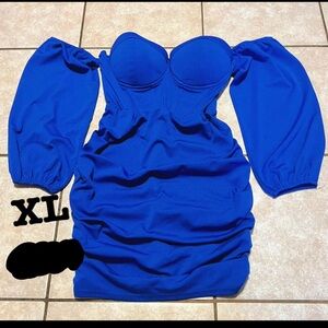 Royal blue dress XL